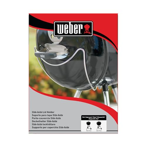 Guide Couvercle Weber 0077924075247 – Slide-a-Side en Acier Inoxydable pour Barbecues 47/57 cm - vue 5