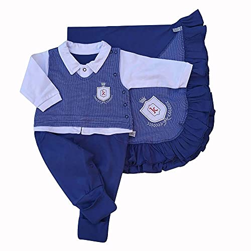 Kit Saída Maternidade Bebê Menino Charmoso 3 em 1