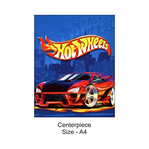 Image of PRETTY UR PARTY Hot Wheels Party Decorations Kit-80 Pcs Includes Banner|Balloons|Thank You|Centerpiece|Danglers|Hot Wheels Party Supplies|Racing Cars Birthday Decor|Diy Decor Pack For Kids|Boys