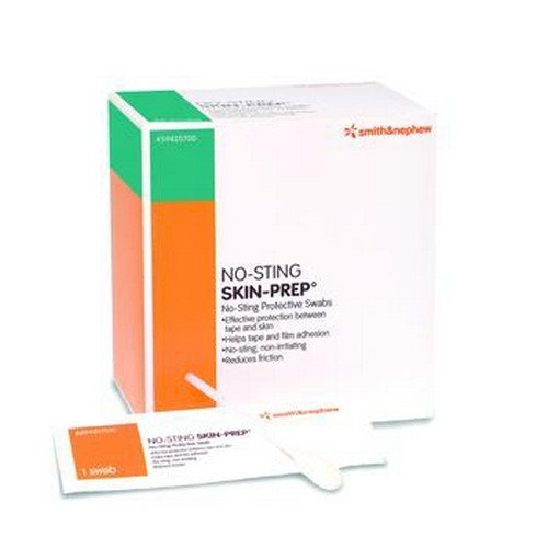 Smith and Nephew No Sting Prep Wipes (Box of 50 Wipes)