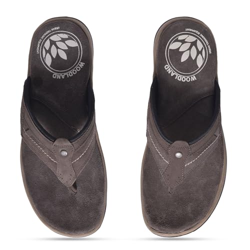 Image of Woodland Men's Leather Slippers