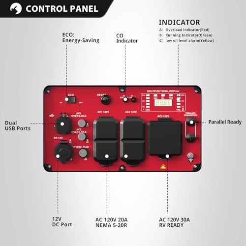 Portable Dual Fuel Silent Inverter Generator