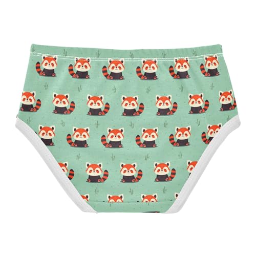 Girls' Underwear Red Panda Cotton Stretch Comfort Toddler Panties2