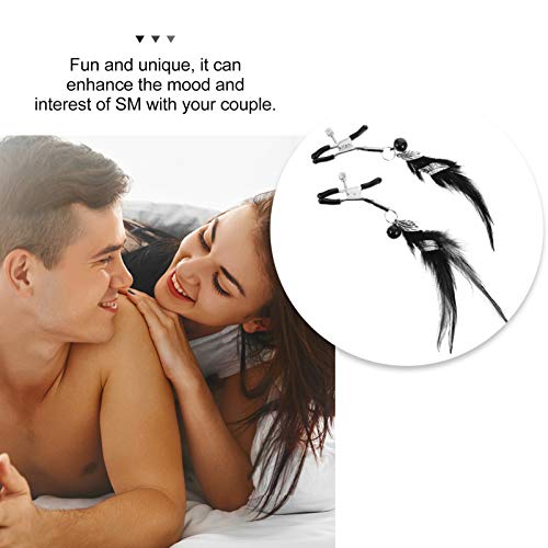 HEALLILY Grampo de mamilo, massageador de mamilo, anel falso para mamilo, sem piercing, anéis de mam