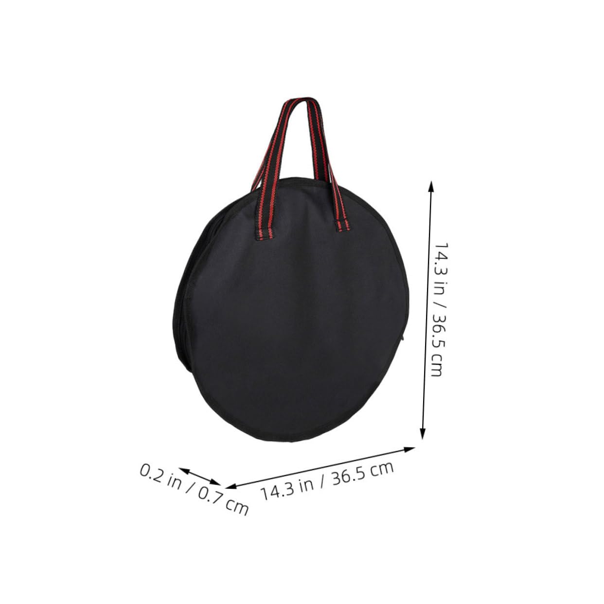 ERINGOGO Dumb Drum Musical Drum Practice Pad Mute Pad Bag Storage Bag Drumming Pads Key Portable Drums Drum Pad Along with Percussion Instrument Bag Drum Accessories Black Oxford Cloth