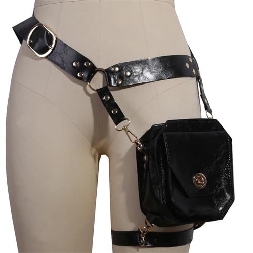 Bolso vintage en el muslo para senderismo viajes y rutas