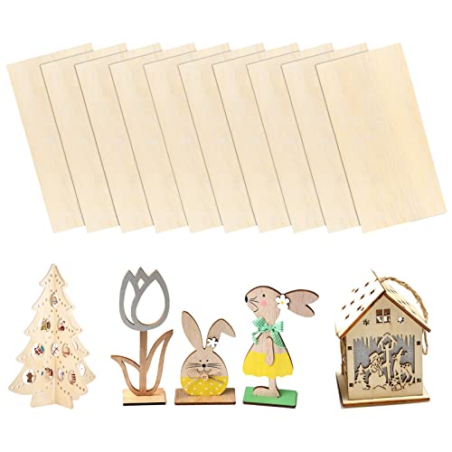 Balsaholzplatten 15 Stück 200x100x1mm - Naturholz Für Modellbau & Basteln