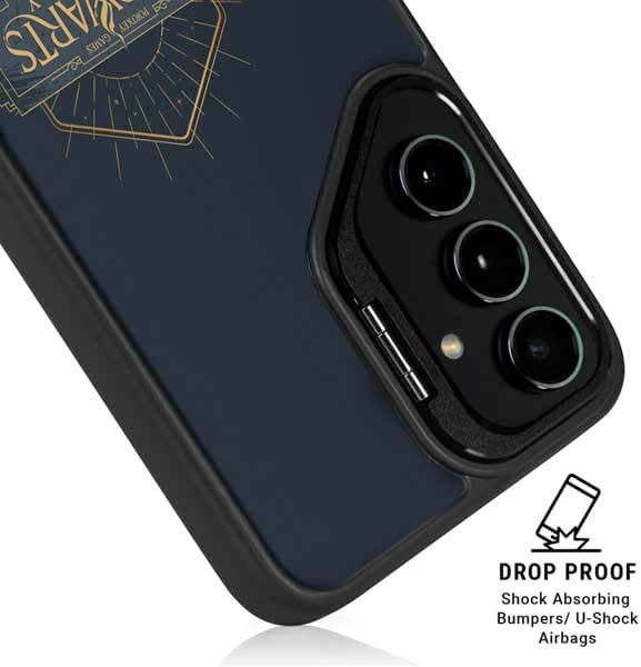 Skinit Kickstand Phone Case Compatible with Galaxy S25 Ultra - Officially Licensed Wizarding World Hogwarts Legacy Emblem Design
