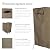 Sunnydaze 4-Foot Firewood Log Rack Cover - Weather-Resistant Outdoor Heavy-Duty Polyester with PVC Backing - Khaki