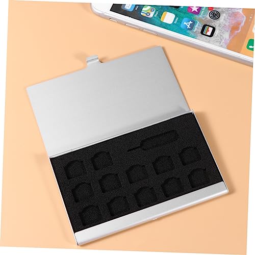 Estuche con ranuras Hemobllo para evitar la pérdida de tarjetas Nano Sim 6