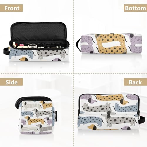 Bolso de viaje para herramientas de cabello con base resistente al calor, gran capacidad para planchas, rizadores y organizador portátil miniatura 5