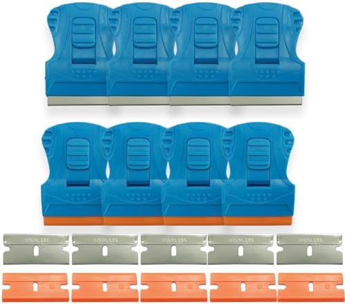 Amazon.com: XW 7-Pack Razor Scraper Set, 4 PCS All-Metal Razor Blade ...