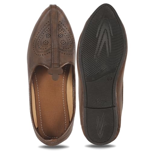 Image of DFR Men Ethnic Jutis Casual Loafers Shoe Juti