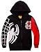 Silver Basic Garçons Filles Sweat à Capuche Imprimé Spiderman Multicolores Enfants Sweat-Shirt pour Bébé Garçon 140,Noir-4