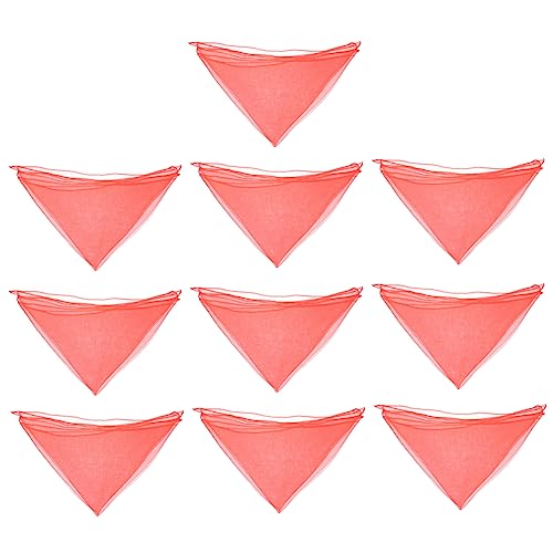 GALPADA Fashionable Square Silk Scarves 10pcs Women Scarf for Dance Play Vacation