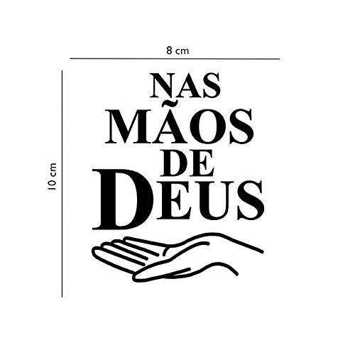 Adesivo Nas Mãos De Deus Decorativo Para Carro Notebook