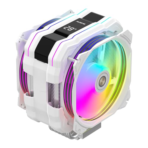 ALSEYE Cooler de CPU M120D Plus com Display de Temperatura, Venti...