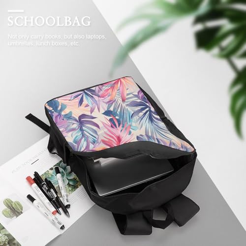Sac à dos enfant motif feuilles design 3D pour grandir au vert - 5