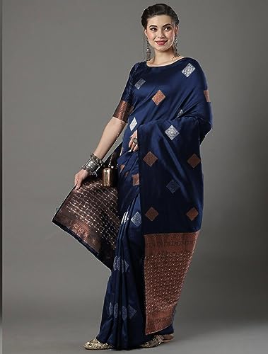 Image of Flosive Women's Fabulous Mix Color Kanjivaram Sona Chandi Silk Saree