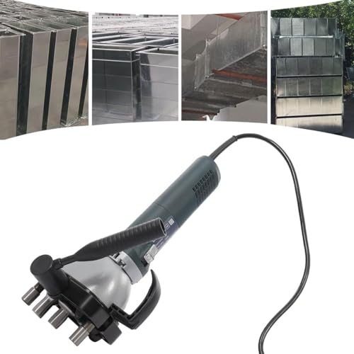 Elektryczna maszyna do oklejania krawędzi kanałów, przenośna maszyna do uszczelniania szwów rur o mocy 1400 W, zagęszczarka kanałów wentylacyjnych o prędkości 13-23 stóp/min (0.8)