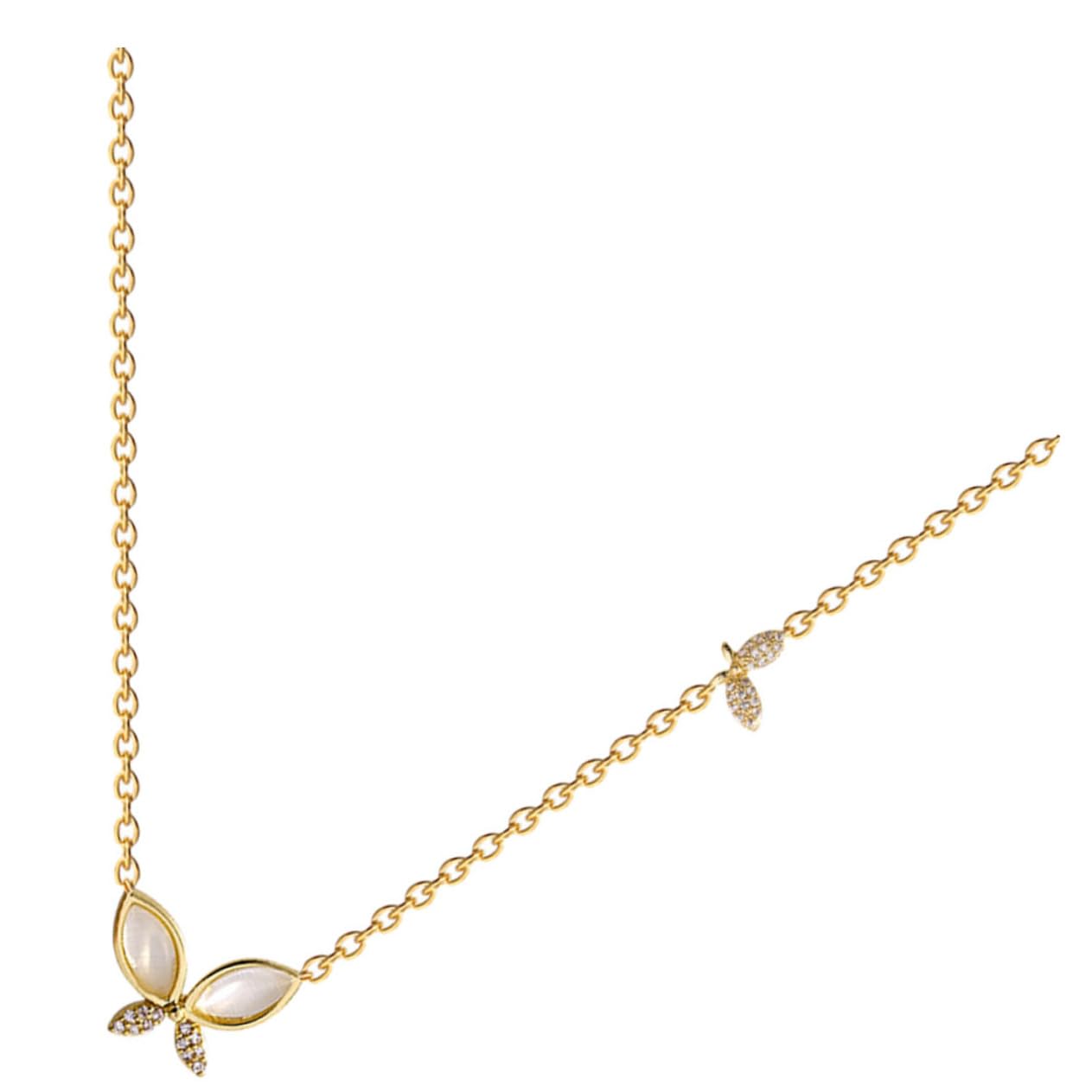 KESYOO Butterfly Necklace for Women Simple Clavicle Chain Elegant Temperament Jewelry for Special Occasions