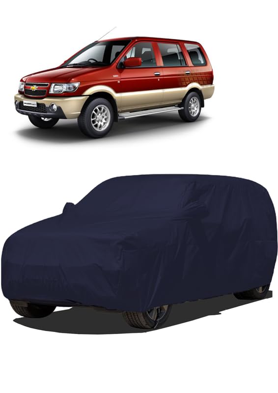 Image of J S R Waterproof Body CAR Cover for Chevrolet Tavera (Chevrolet Tavera CAR Cover | Tavera CAR Cover | Tavera CAR Cover Waterproof | CAR Cover for Tavera)