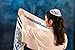 Yair Emanuel Premium Tallit Silk Embroidered Jerusalem Vista | Blue and White Tallis Prayer Shawl