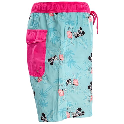 Mickey Mouse Hot Palms Turquoise Swim Shorts – Officially Licensed Swimming Trunks3