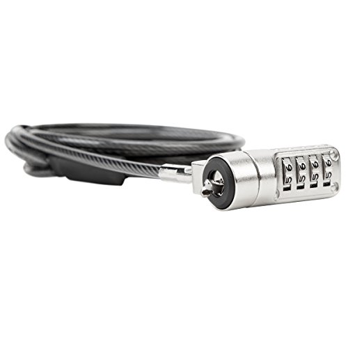 Image of Targus DEFCON ASP66GLX-S Cable Lock For Notebook - 1.98 m Cable - Black - Galvanized Steel