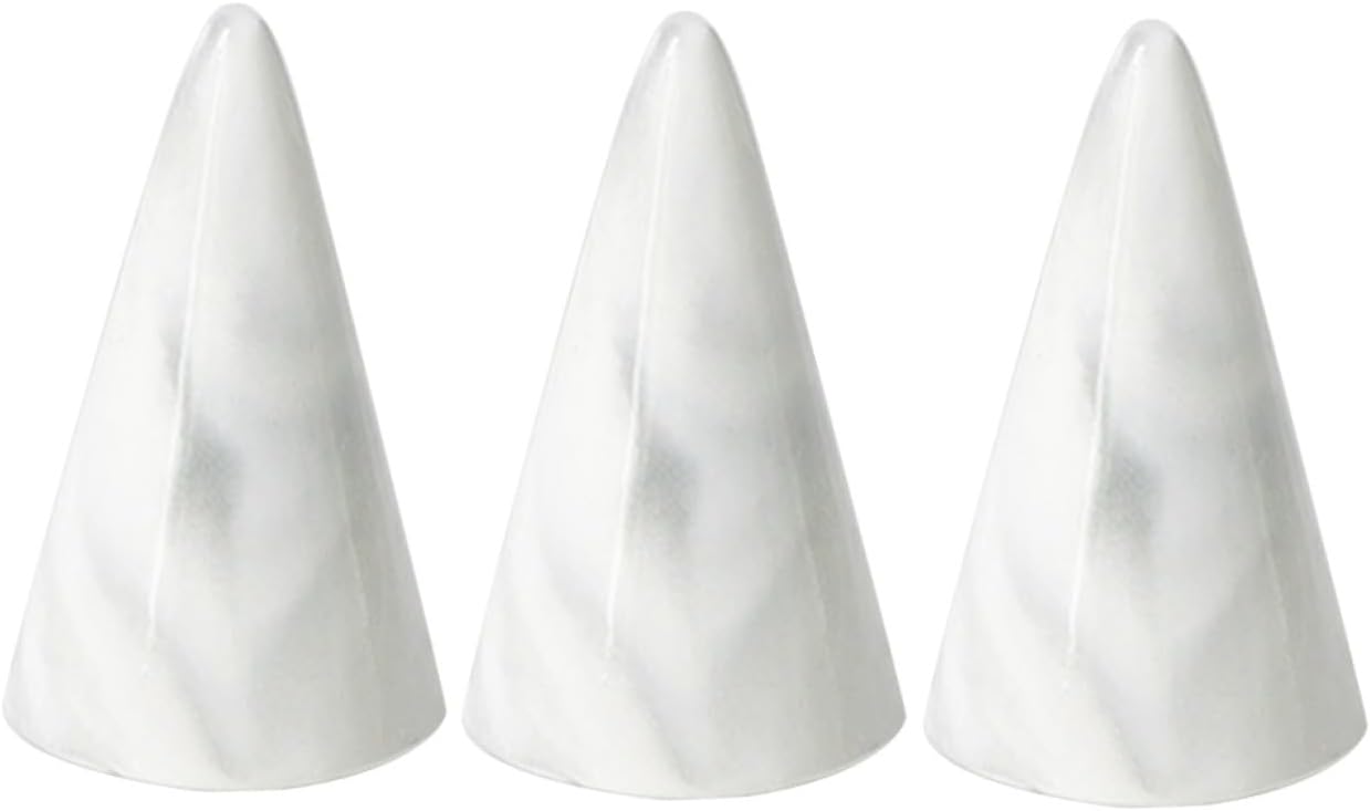 VANZACK 3pcs Ceramic Cone Jewelry Display Racks for Earrings and Jewelry