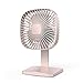 YLLN Ventiladores de Escritorio pequeños Ventilador silencioso Mesa Comlife Potente Suministro eléctrico pequeño Refrigeración silenciosa Ventilador de Escritorio silencioso Rosa