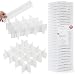 Flytianmy 40pcs Drawer Dividers Adjustable Drawer Storage Organizer for Clutter Kitchen Cutlery Dresser Makeup Tools Socks Can Help Tidy Office Desk Clinic Bedroom