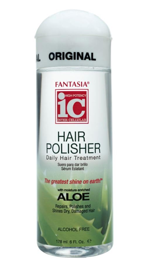 Fantasia IC Daily Hair Treatment & Polisher with Aloe, 6 oz, with Comb