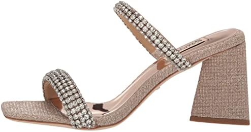 Badgley Mischka Women's Frankie Heeled Sandal, Pale Gold, 6.5 | Image 7
