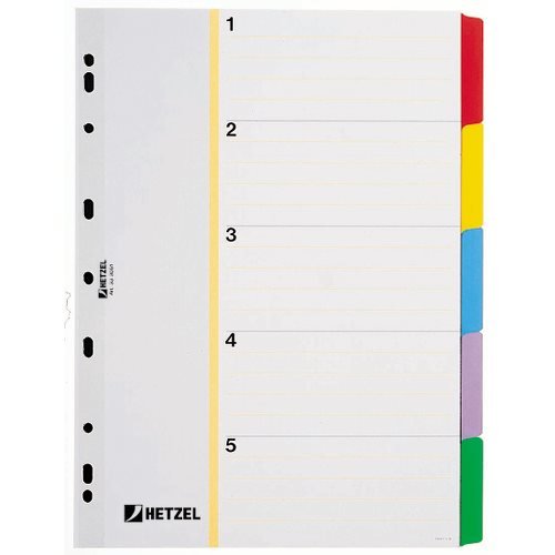 Rexel 1300044 - Index Tab, Blue, Green, Red, Purple, White, Yellow - Image 2