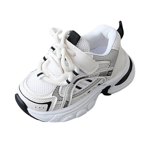 IWIHMIV Kids Athletic Shoes Boys Non Slip Casual Sneakers Girls Lightweight Breathable Comfortable Running Tennis Shoes