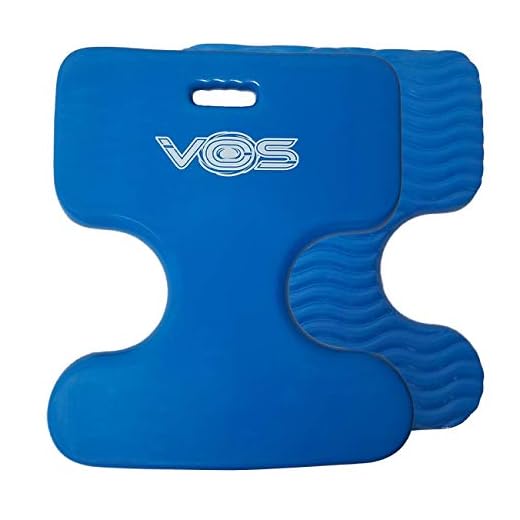 Vos Oasis Water Saddle Floats for Adults and Kids | Ultra Buoyant Double Coated Floating Seats for Pool, Beaches, Lakes, Water Parks, Pack of 2 (Capri Blue)