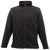 Regatta Vollreißverschluss-Microfleece-Jacke für Herren Medium Schwarz