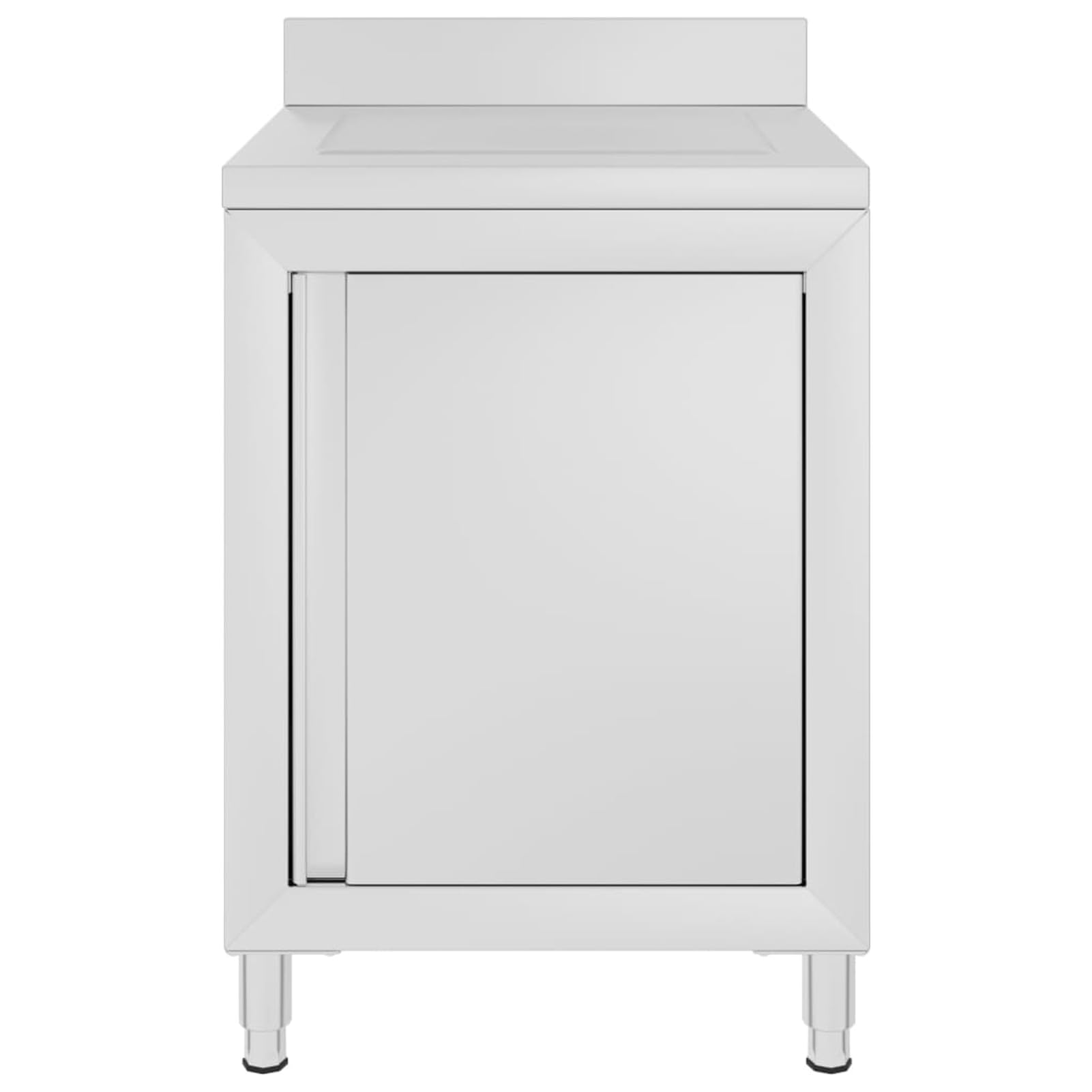 Gastro-Küchenschrank mit Abtropffläche Edelstahl Model147228