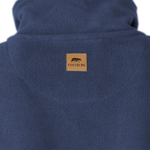 FORSBERG Vardir-Weste, Fleeceweste, Outdoor-Weste, Strickfleece, warm, funktional für Freizeit und Beruf, Farbe:navy, Größe:L