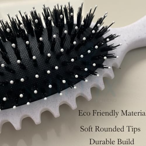 Image of Curly Hair Detangling Brush for Curly, Wavy & Frizzy Hair (Beige)