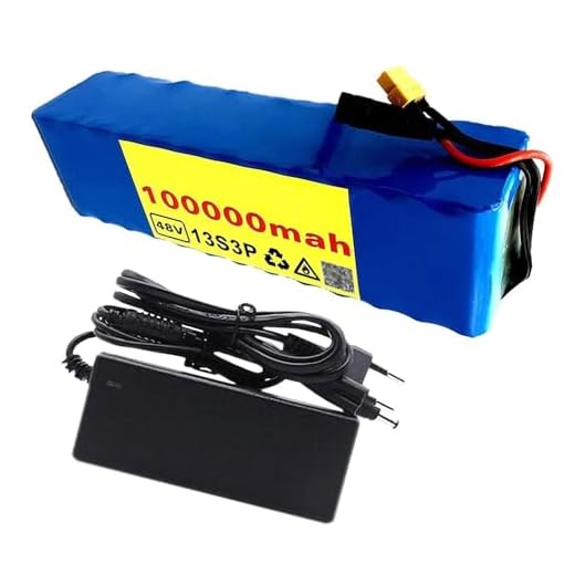 Bateria De Bicicleta Elétrica 48V 100Ah 18650 Bateria De Íon De Lítio, Bateria De Bicicleta Elétrica 13S3P Com Plugue E Carregador XT60, BMS Integrado Para Motor De 250W A 1000W