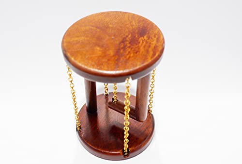Image of Tolas India Tensegrity New Year Gift for Home & Office Decor, Made with Solid Sheesham Wood, Showpiece, Light Weight, Table Top, Vintage Brown Surface