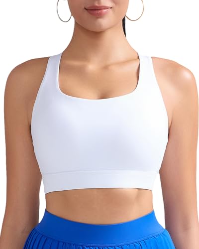 Image of RUNNING GIRL High Impact Sports Bras for Women, High Support Running Adjustable Workout Sports Bras with Sewn in Pads