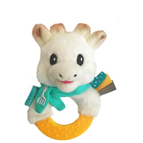 Sophie la Girafe – hochet Peluche bébé avec Anneau de Dentition, 010331