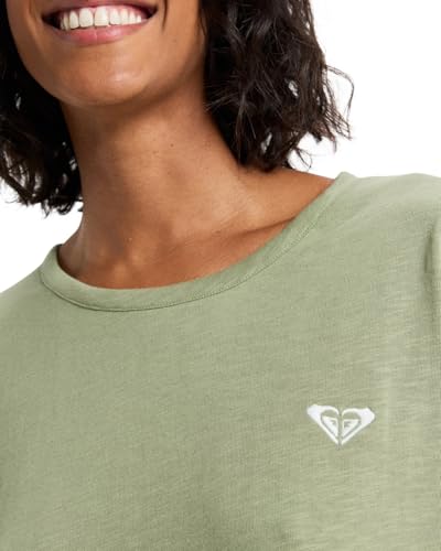 T-shirt Oceanwave Roxy vert avec broderie fine authentique - 5