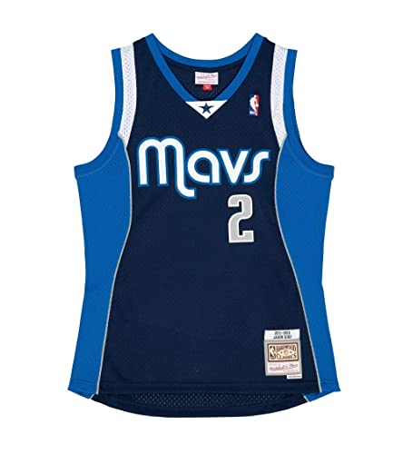 Mitchell & Ness Jason Kidd #2 Dallas Mavericks 2011-12 Swingman NBA Trikot Navy