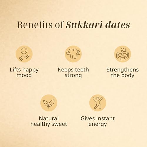 Image of ae asra Sukkari Premium Dates | Naturally Sweet & Nutritious Dry Fruits | Soft Snacking & Cooking | Rich in Fiber, Iron & Antioxidants | Healthy & Tasty Energy Booster | 500g
