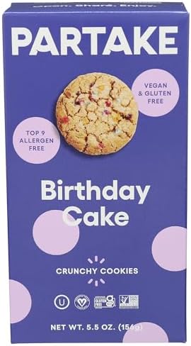 Partake Foods, Cookies Mini Birthday Cake, 5.5 Ounce