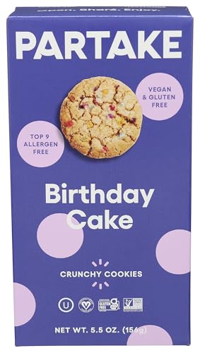 Partake Foods, Cookies Mini Birthday Cake, 5.5 Ounce
